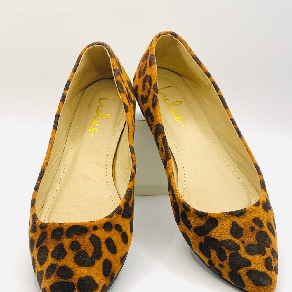 Lulu's Leopard Print Pointed Toe Flats - image 4